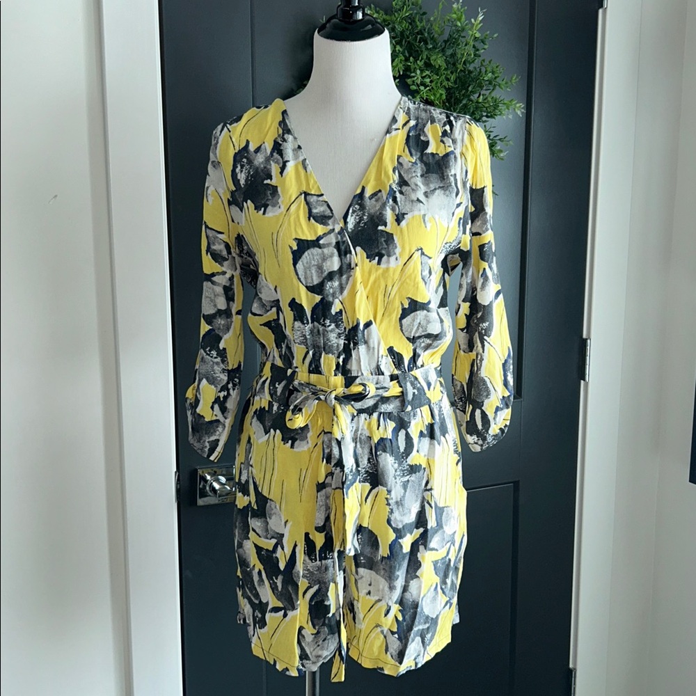 Anthropology ready for summer floral romper that goes from lunch to a night out